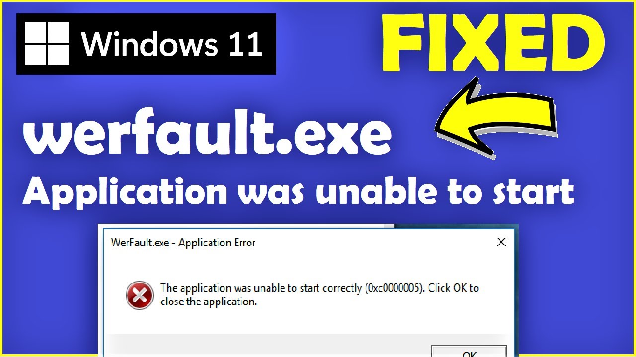 Werfault.exe ошибка приложения как устранить windows 7