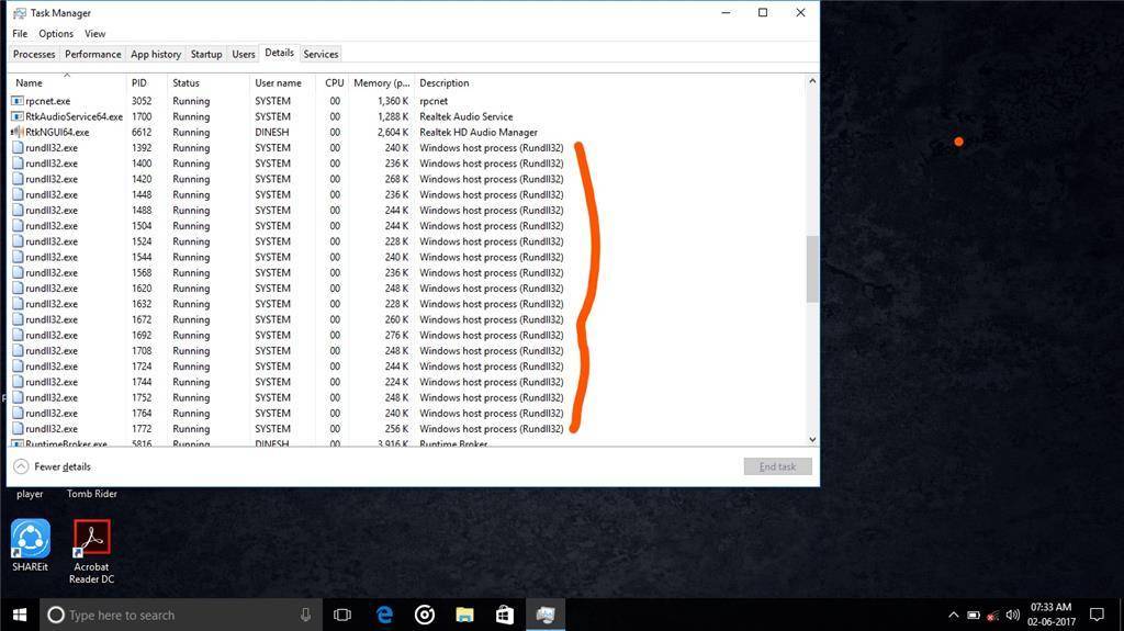 Rundll32.exe грузит процессор windows 7 - как исправить