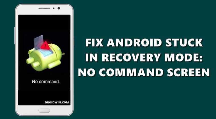 How to fix android recovery mode no command error