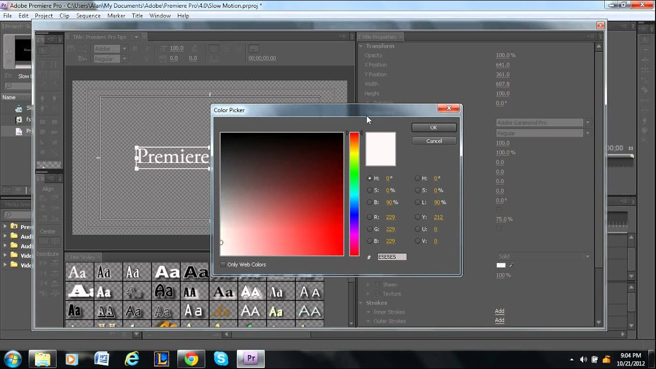 Сопроводительные к видео надписи в Adobe Premiere Pro добавить достаточно просто Дополнительные функции позволят гибко настроить титры под нужды пользователя