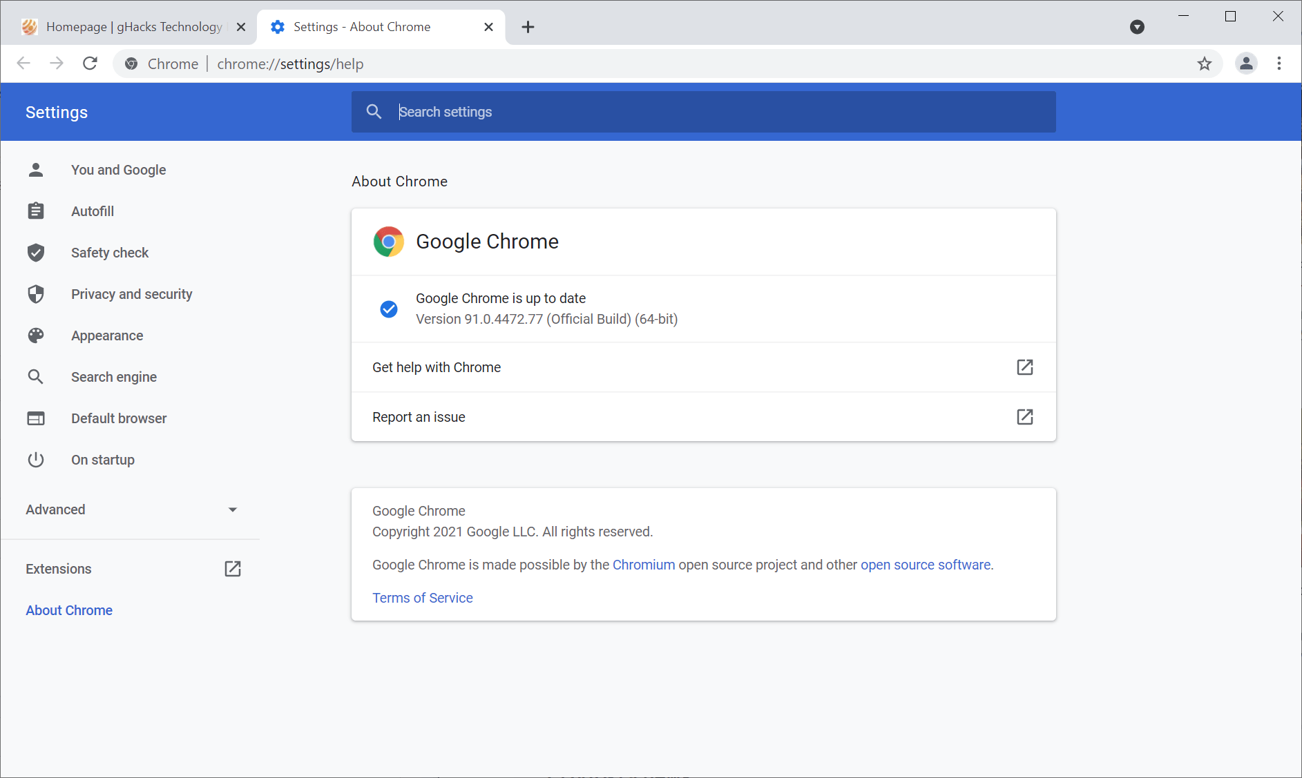 Как запретить загрузку из chrome