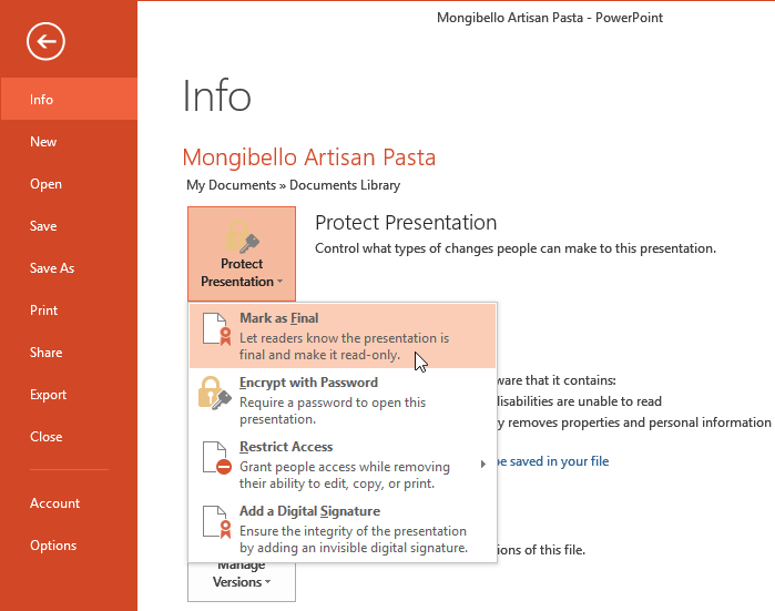 Как заблокировать презентацию powerpoint 2016 от открытия / редактирования - технологии и жизнь