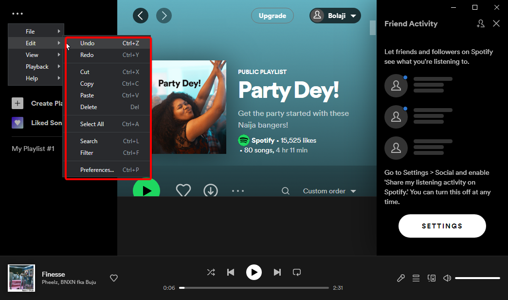 How to change your spotify username