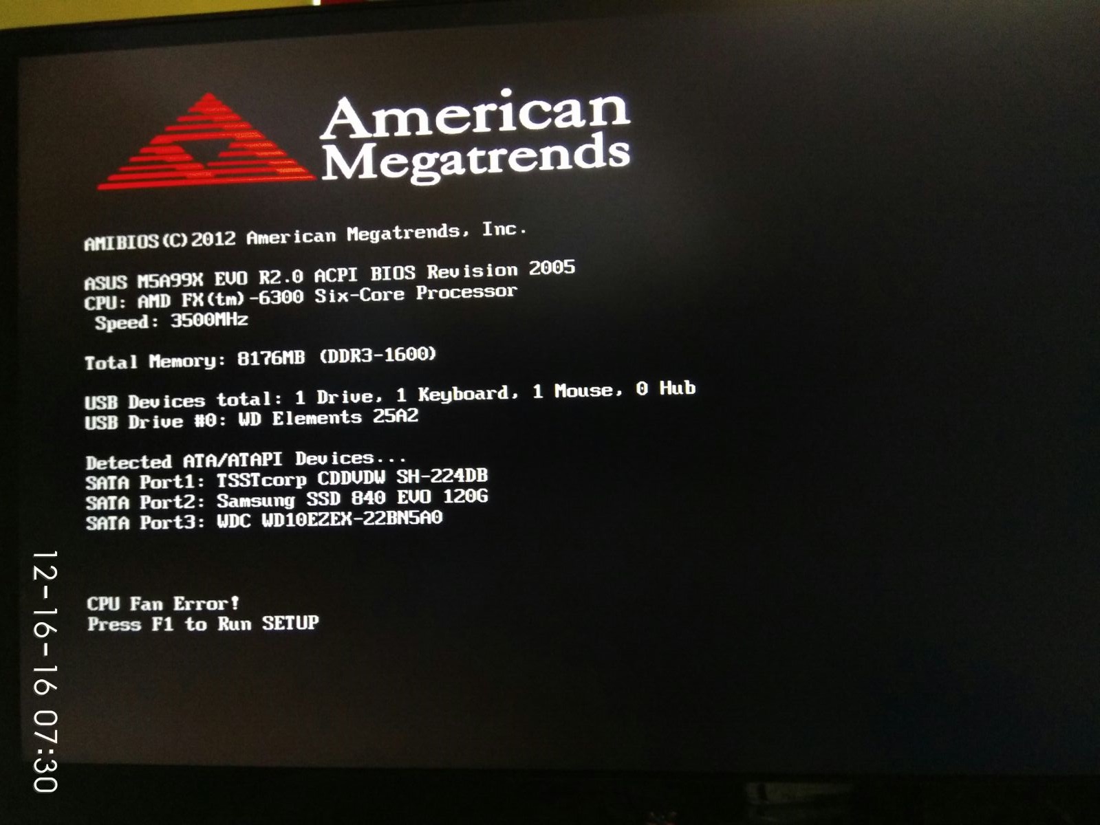 Как исправить ошибку “cpu fan error” при загрузке