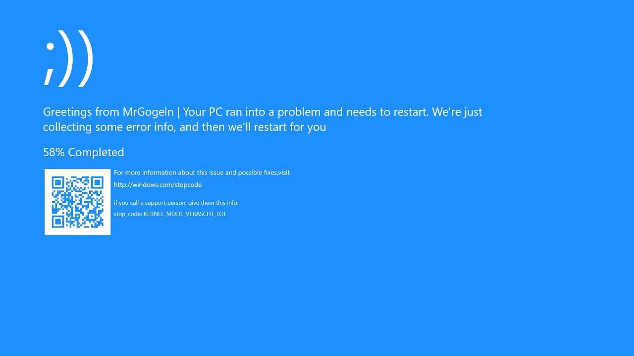 Синий экран смерти windows приколы - windowsgo.ru - ваш верный помощник с os windows