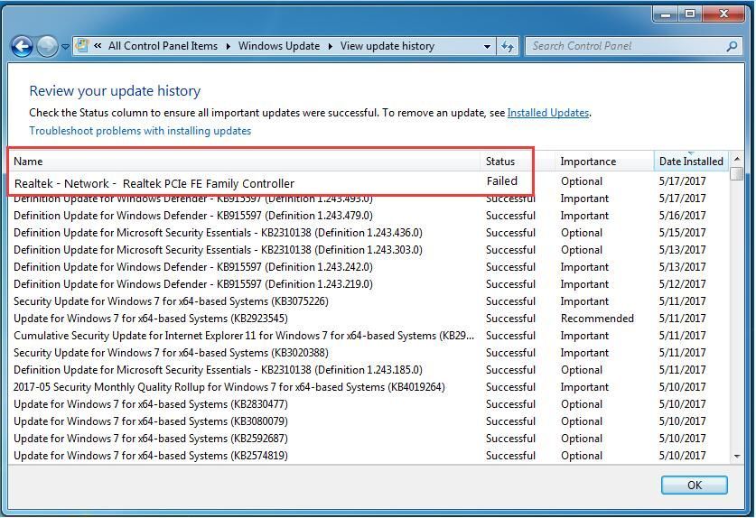 Код ошибки 80070103 при обновлении windows 7 как исправить
