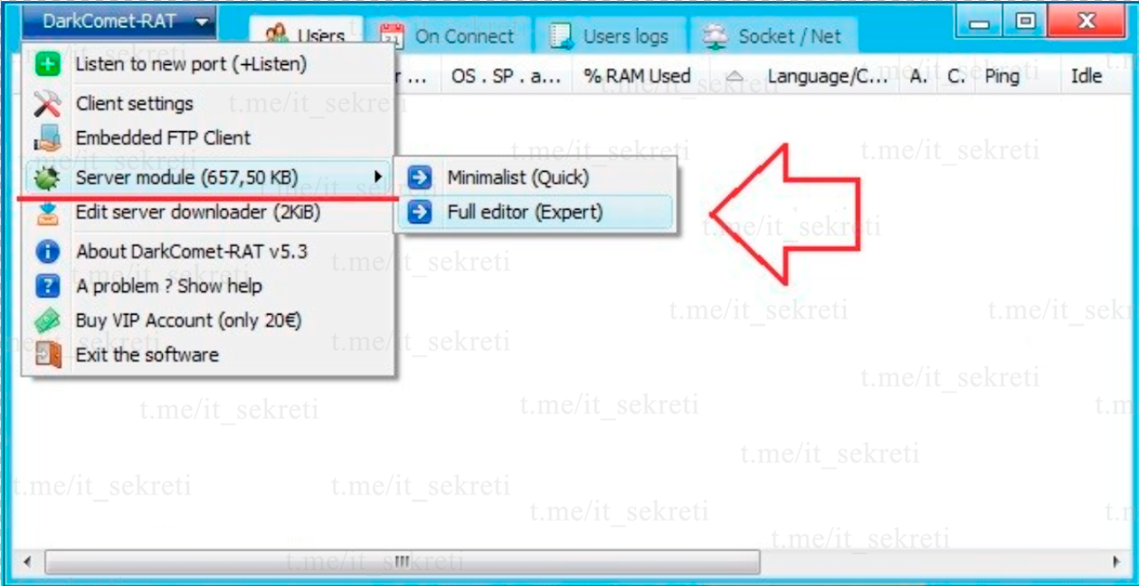 Как настроить darkcomet 5.4.1 на windows 10 - skazhirasskazhi.ru