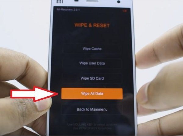 Как сбросить телефон xiaomi до заводских настроек