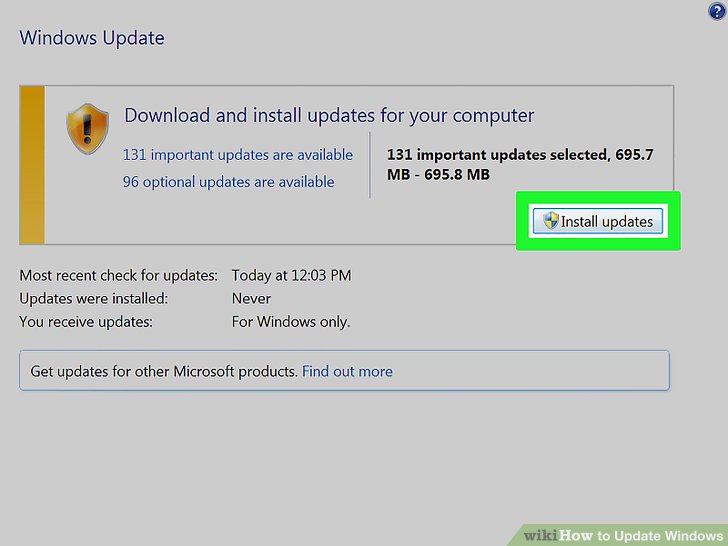 Настройка обновлений в windows 7. центр обновления windows