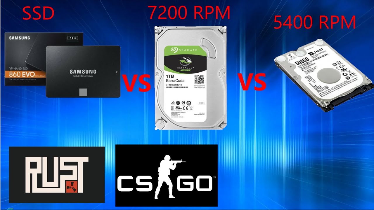 Скорость вращения шпинделя hdd и что лучше 5400 или 7200?