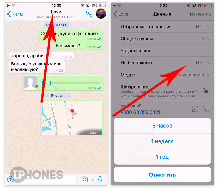 Как отключить уведомления ватсап, чтобы они не мешали!