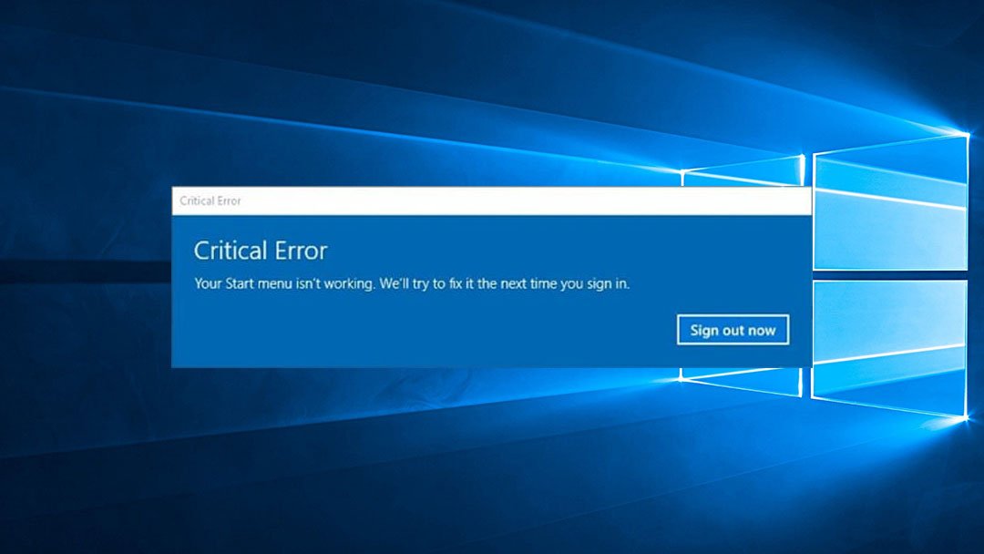 Критическая ошибка: "меню пуск и кортана не работают" в windows 10. как исправить?! | настройка оборудования