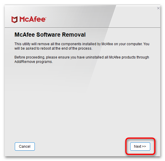 Как удалить mcafee с windows 10 полностью