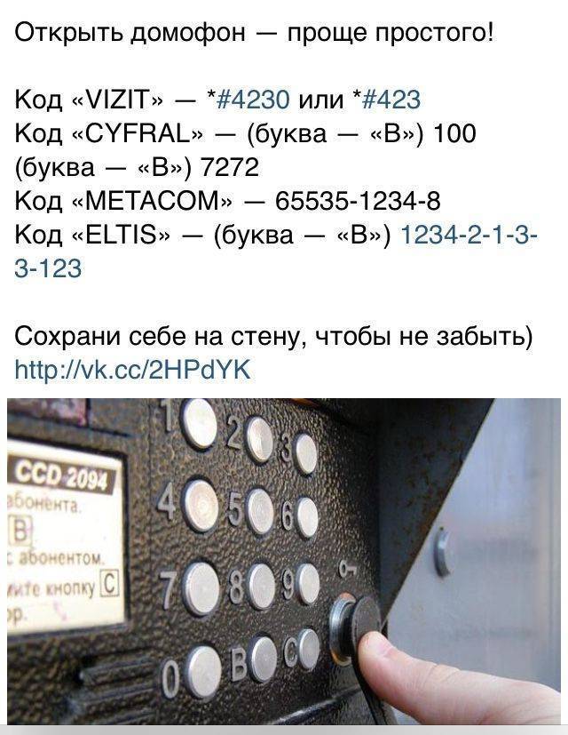 Как открыть домофон форвард без ключа? 🔑
