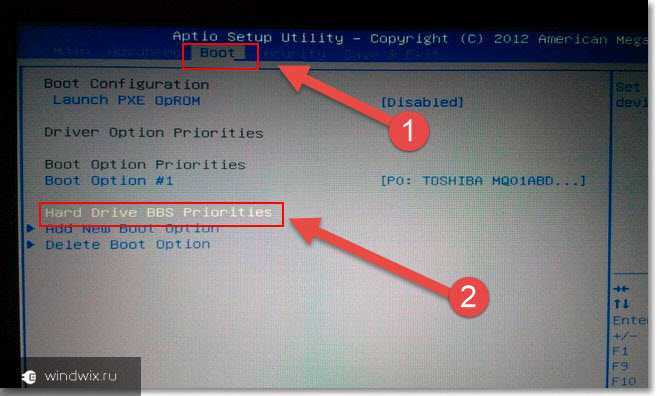 Установка windows 10
