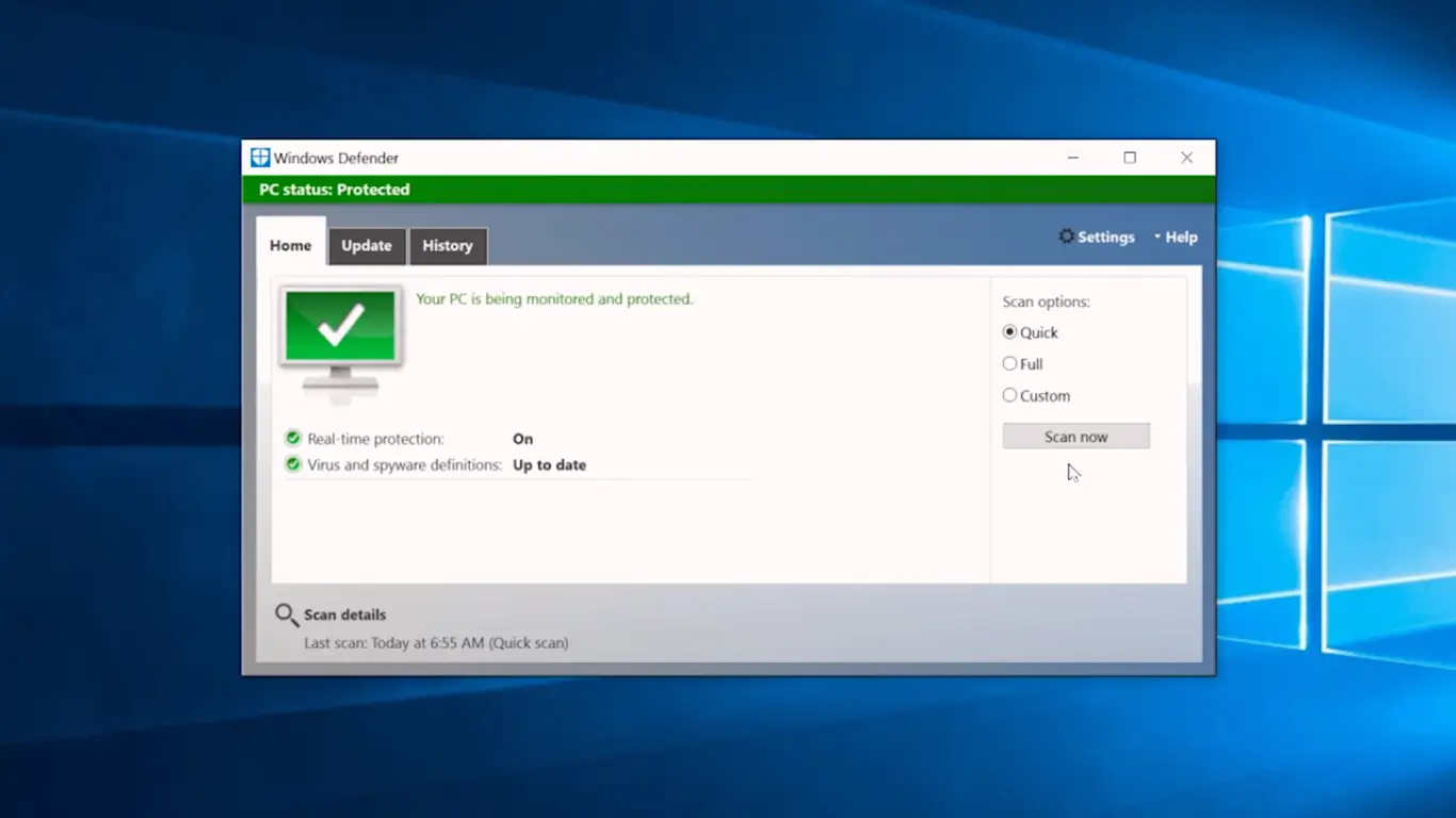 Защитник windows не включит windows 10 [простое решение]