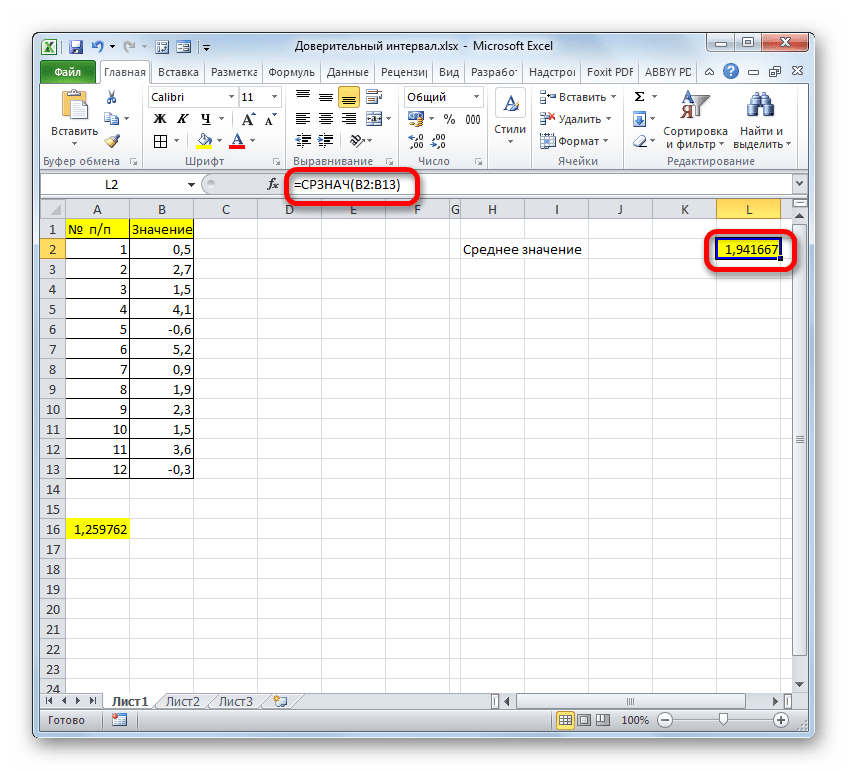 Как рассчитать среднее значение в excel. инструкция по расчету среднего значения в таблице эксель
