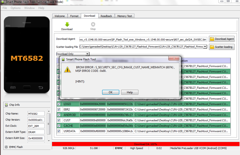 Программа sp flash tool и её режимы прошивки