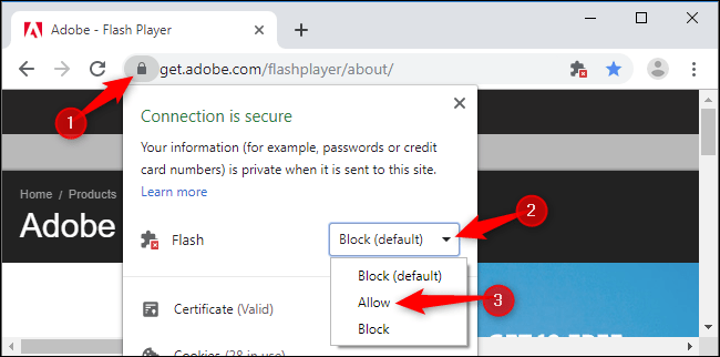 Как включить adobe flash player в google chrome