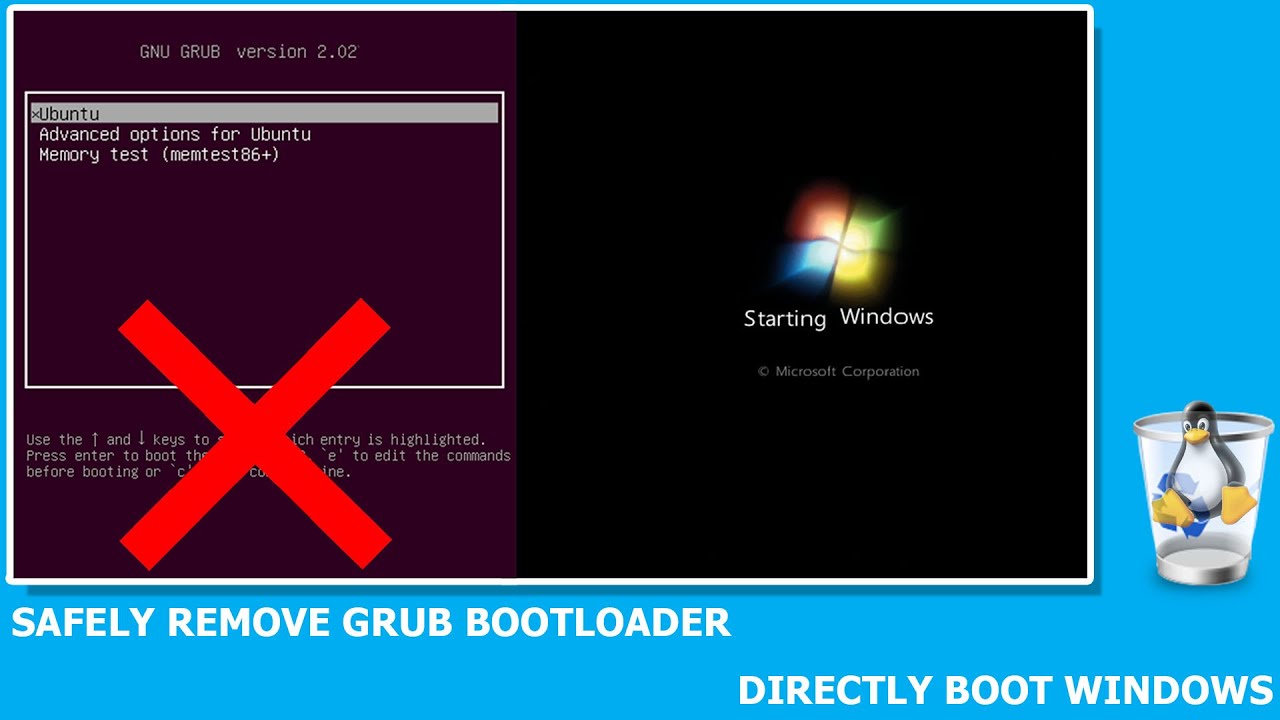 Как удалить внутренний загрузчик Grub и восстановить прежний загрузчик Windows 10 Что это за программа, особенности и способы удаления через восстановление и приложение