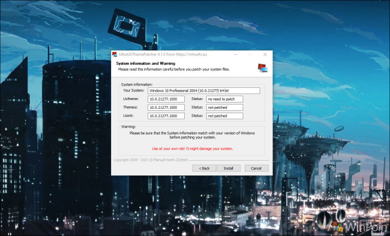 Как пользоваться ultrauxthemepatcher для windows 10