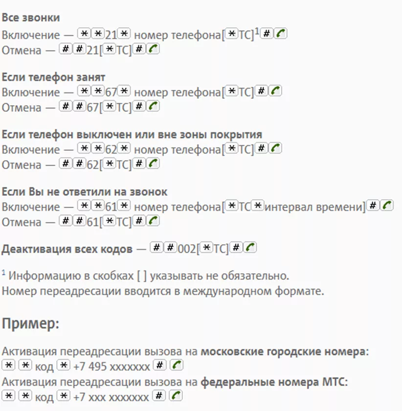 Ussd-команды ростелеком — полный список команд