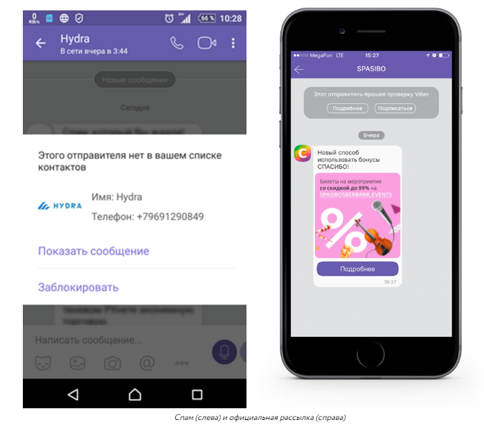 Массовая рассылка в viber