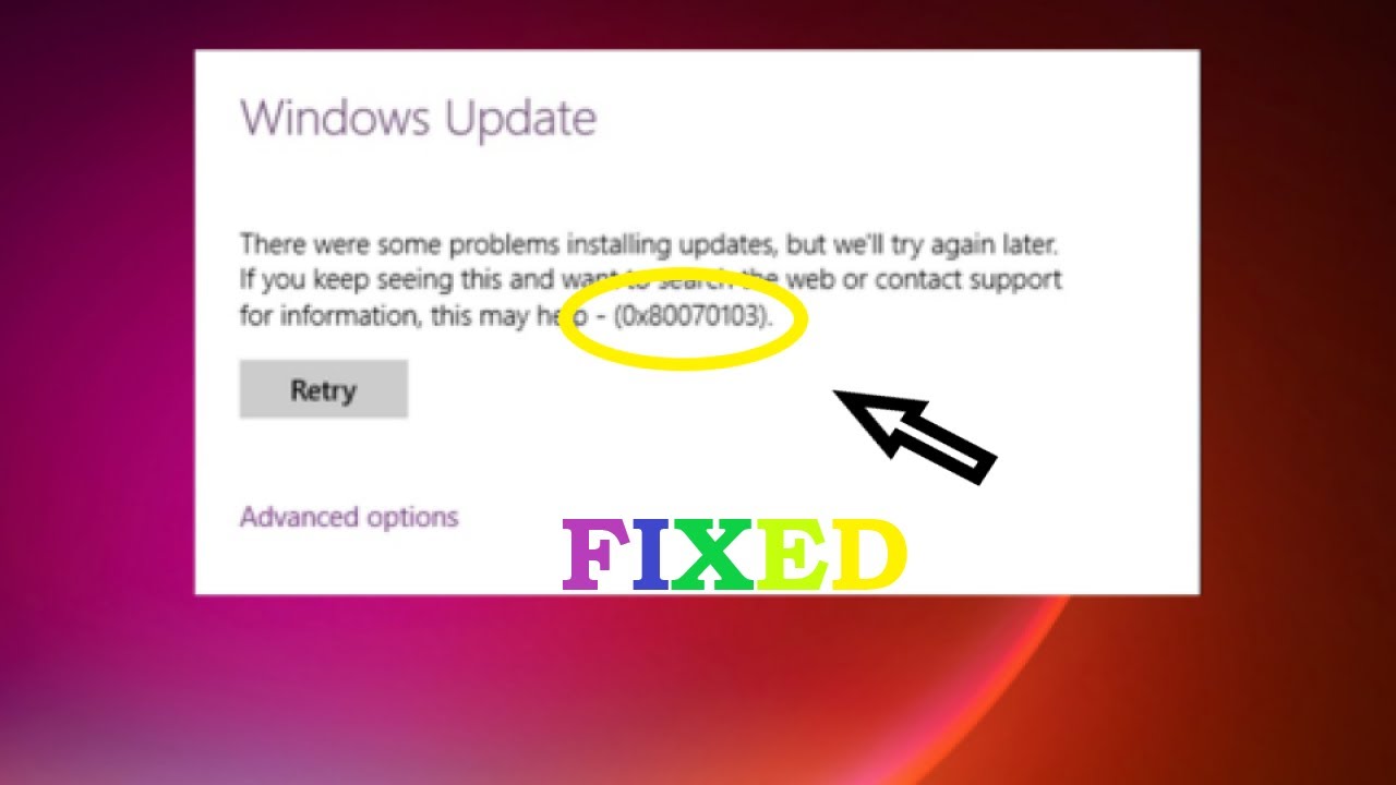 Ошибка 80070103 при обновлении windows 7, как исправить?