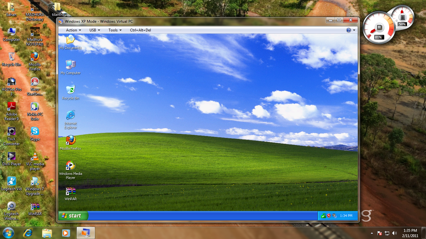 Как запустить xp mode в windows 10