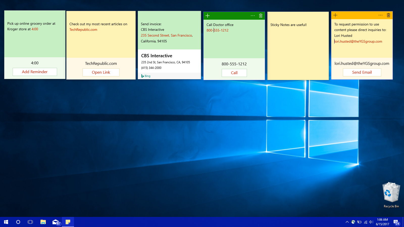 Рабочий стол windows 10