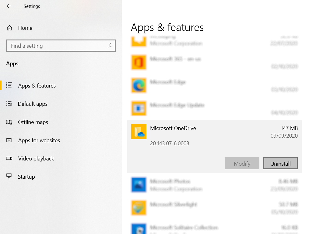 Как отключить или удалить onedrive в windows 10?