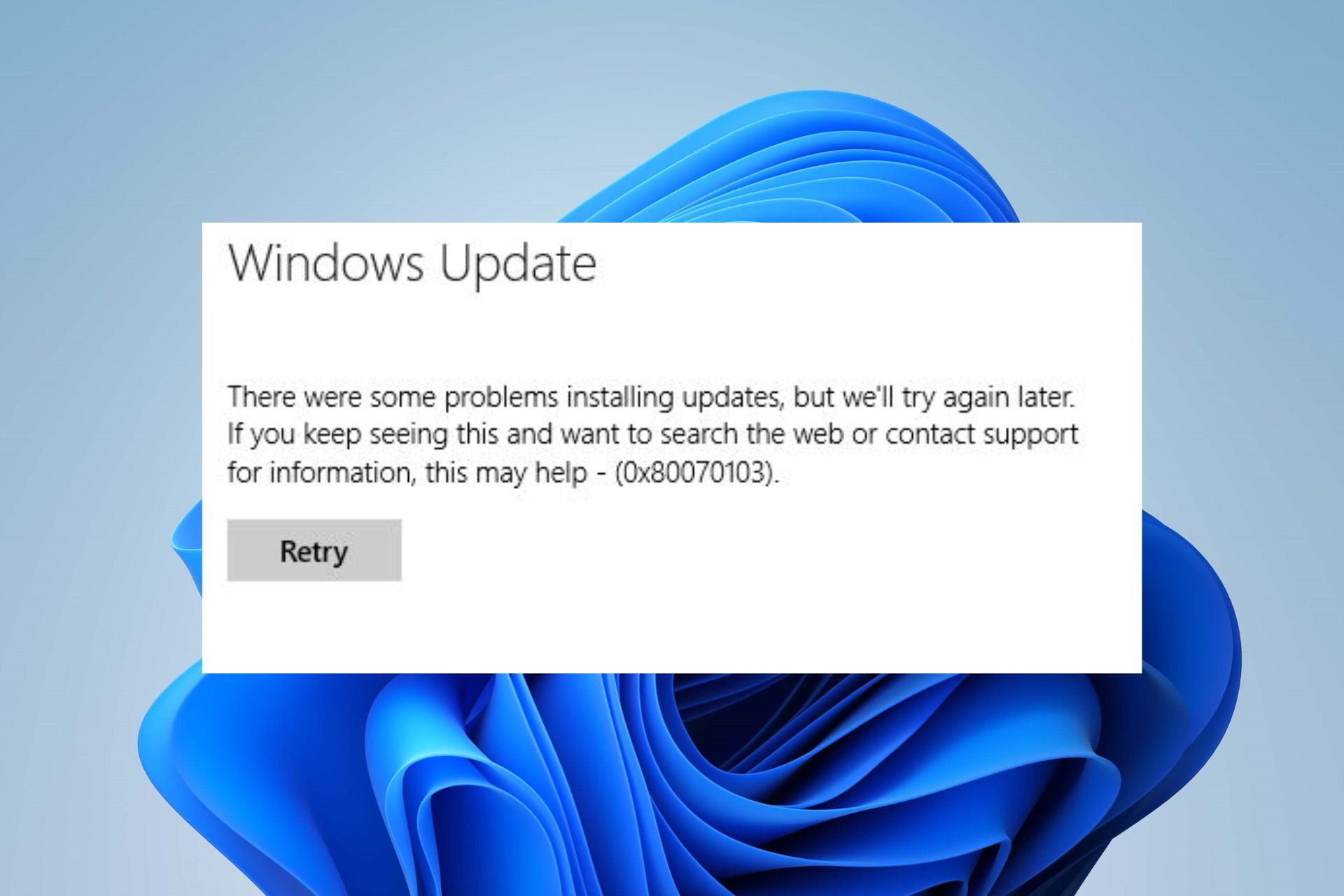 Как исправить ошибку 80070103 при обновлении windows